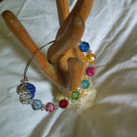 EUC Alex & Ani Bead & Heart Bangle - Picture 5 of 5